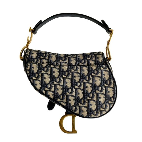 Dior Oblique Mini Saddle Bag - Picture 3 of 10